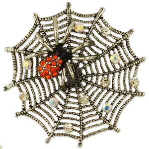 BB2672 SPIDER WEB BROOCH
