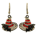 BE1450 WITCH HAT EARRING