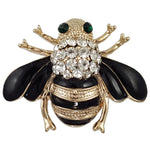 GB2537 BUMBLE BEE BROOCH WITH CRYSTALS