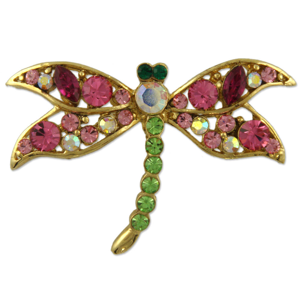GB2374 DRAGONFLY BROOCH