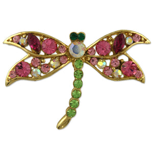 GB2374 DRAGONFLY BROOCH