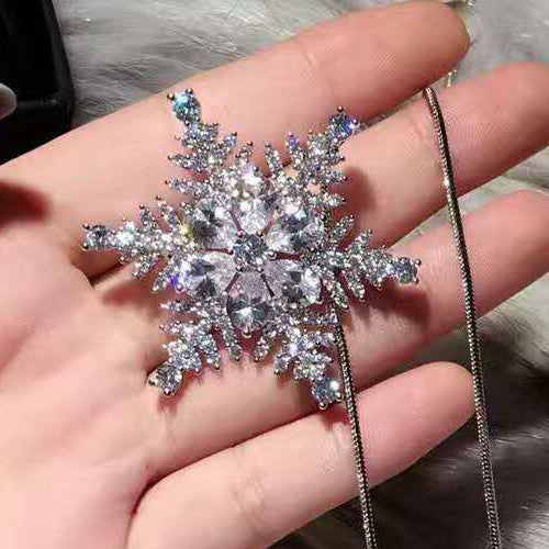 TB002 SNOWFLAKE BROOCH