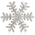 TB003 SNOWFLAKE BROOCH