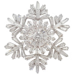 TB004 SNOWFLAKE BROOCH