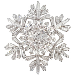 TB004 SNOWFLAKE BROOCH
