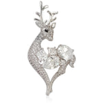 TB007 REINDEER BROOCH