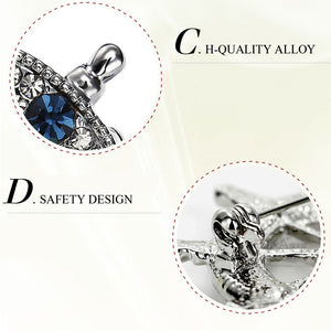 TB016 SHIP'S WHEEL BROOCH
