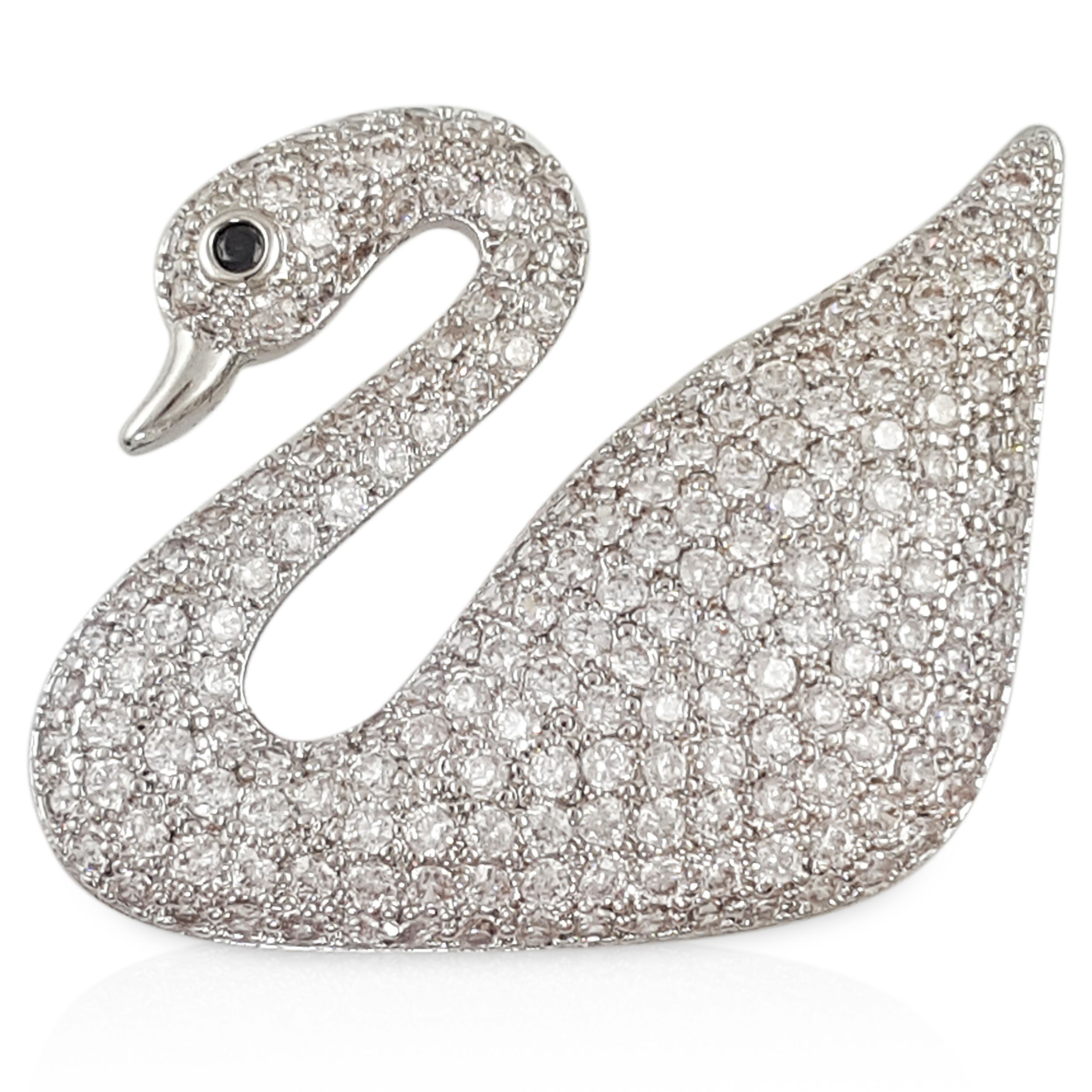 TB018 SWAN BROOCH