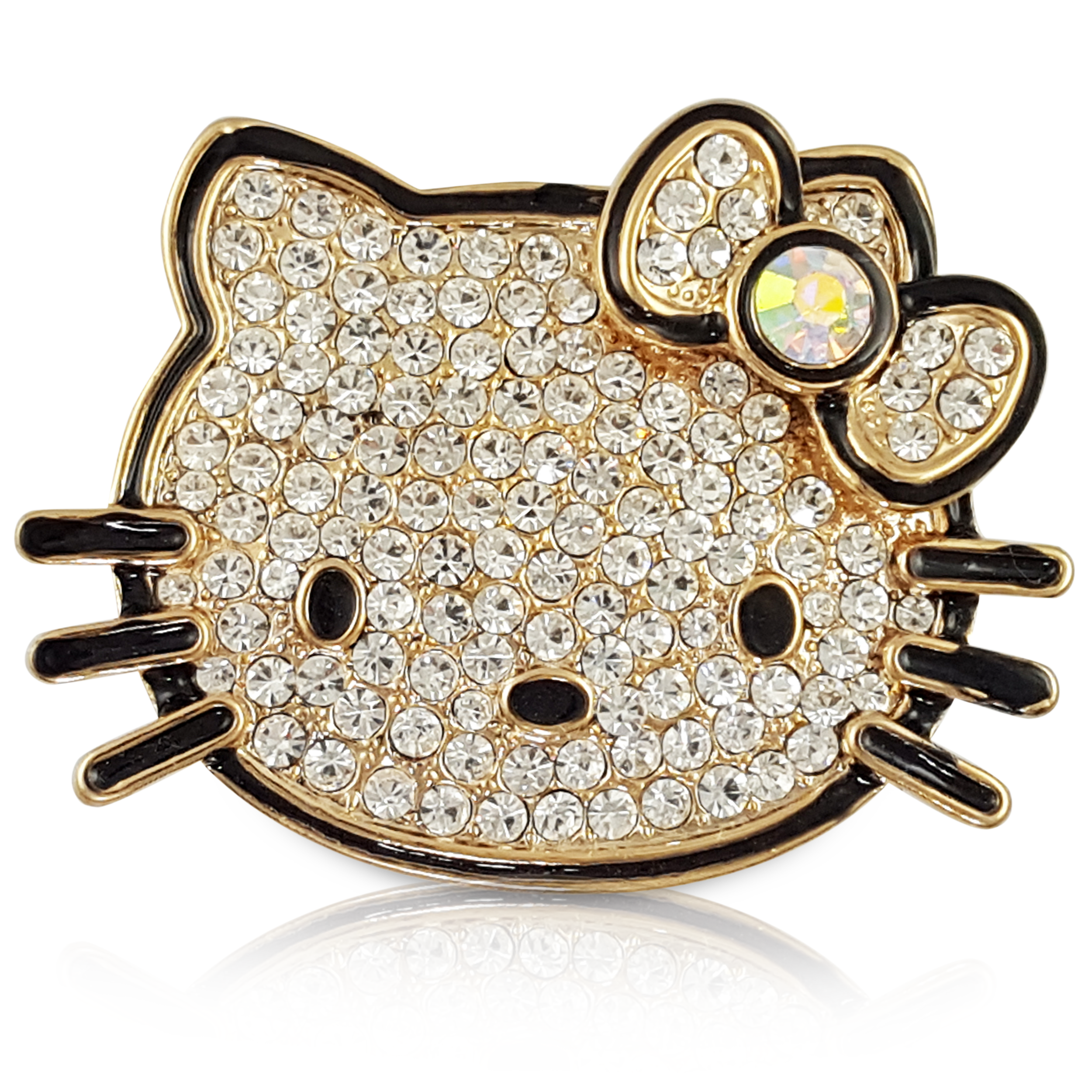 TB022 KITTY CAT BROOCH