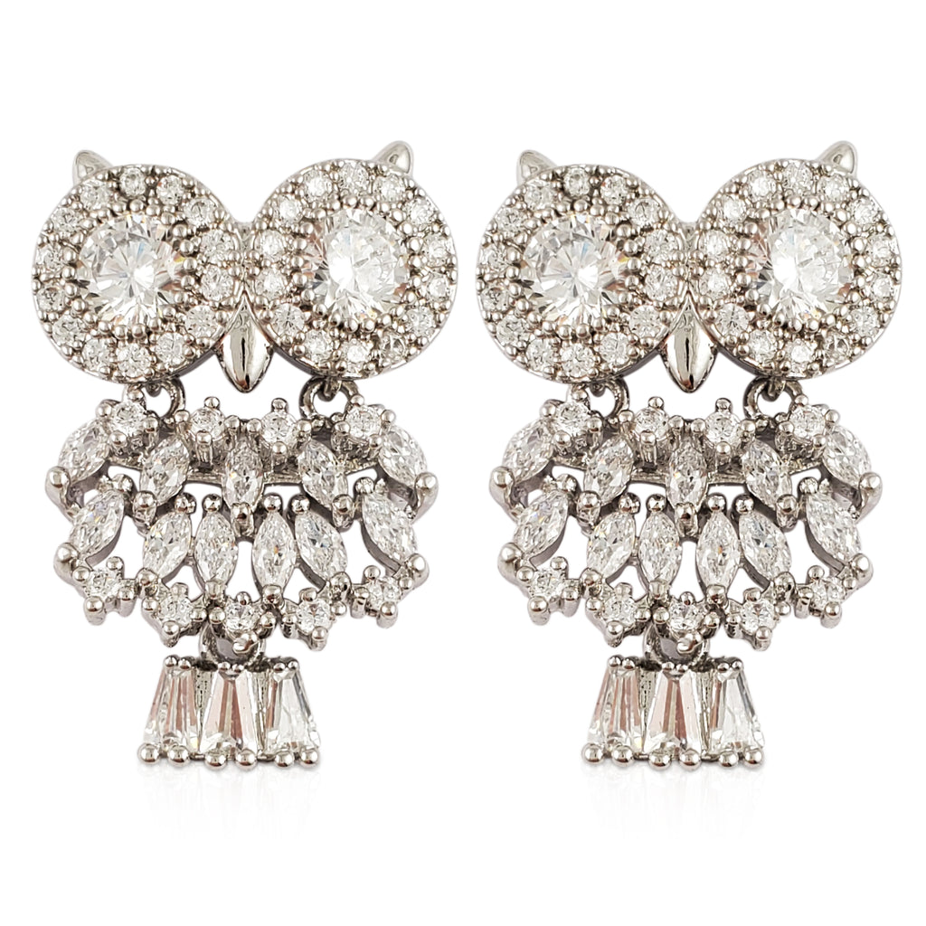 TB025 CHRISTMAS OWL EARRINGS