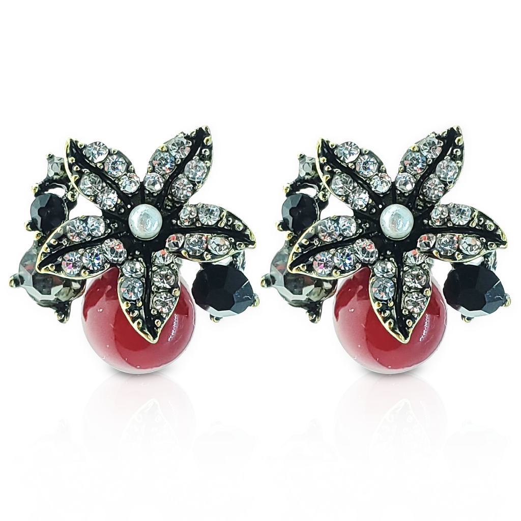 TB026 CHRISTMAS MISTLETOE EARRINGS