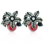 TB026 CHRISTMAS MISTLETOE EARRINGS