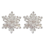 TE006 SNOWFLAKE EARRINGS