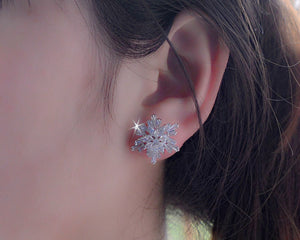TE006 SNOWFLAKE EARRINGS