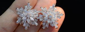 TE006 SNOWFLAKE EARRINGS