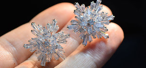 TE006 SNOWFLAKE EARRINGS
