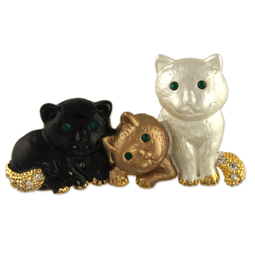 GB2363 CAT BROOCH