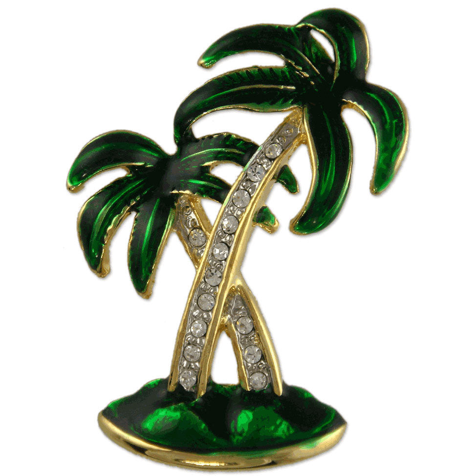 GB2371 PALM TREE BROOCH