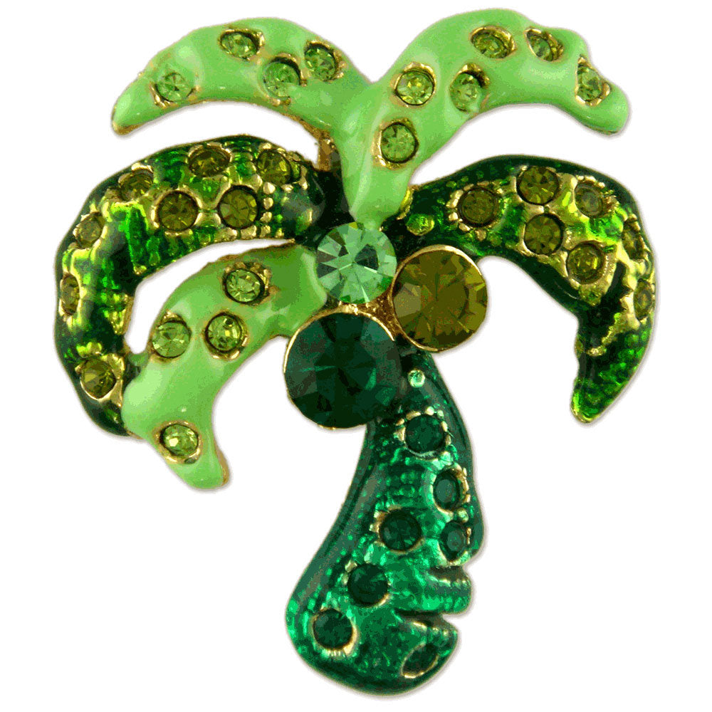 GB2413 PALM TREE BROOCH